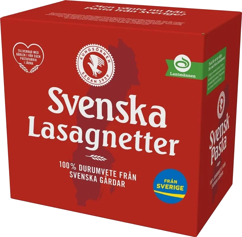 Pasta Lasagnetter Svensk