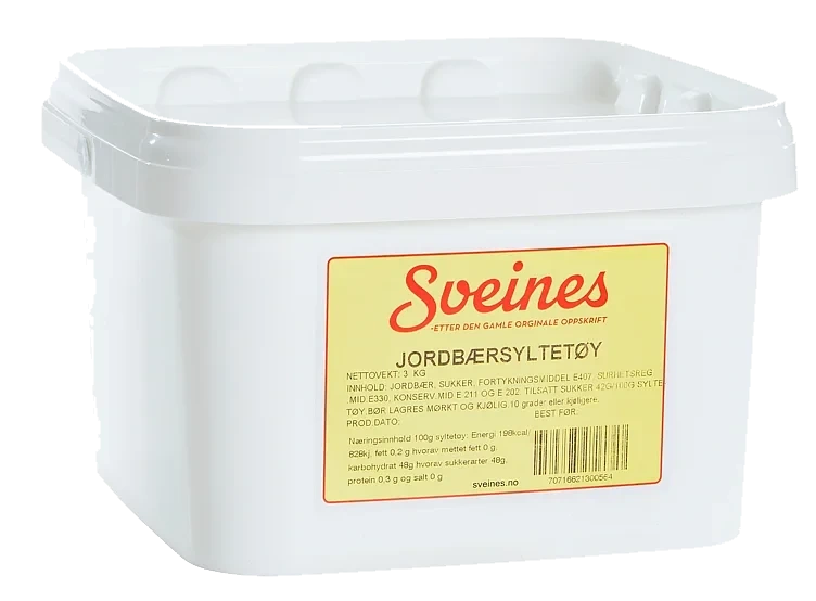 Jordbærsyltetøy         3kg