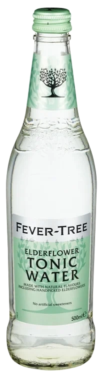 Fever-tree elderflower tonic mixer   8x50cl