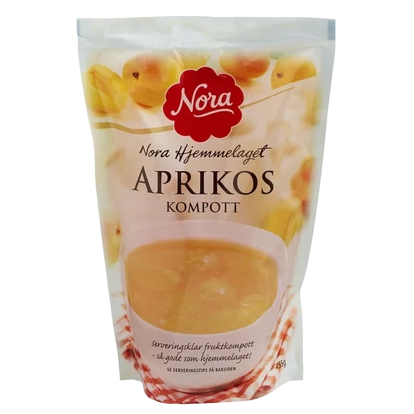 Nora Aprikoskompott 455g
