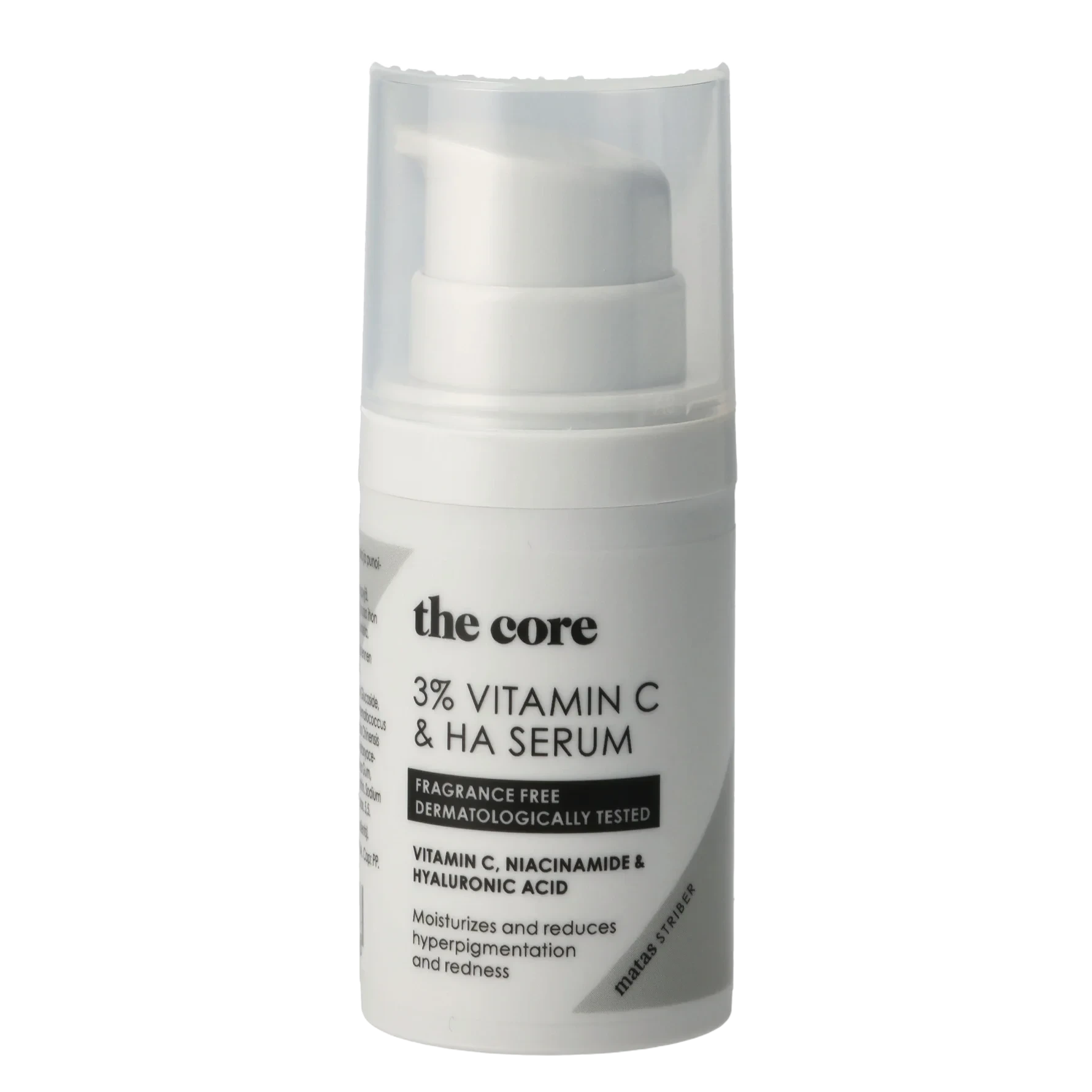 Matas Striber The Core 3 % Vitamin C & HA Serum No Perfume 30 ml