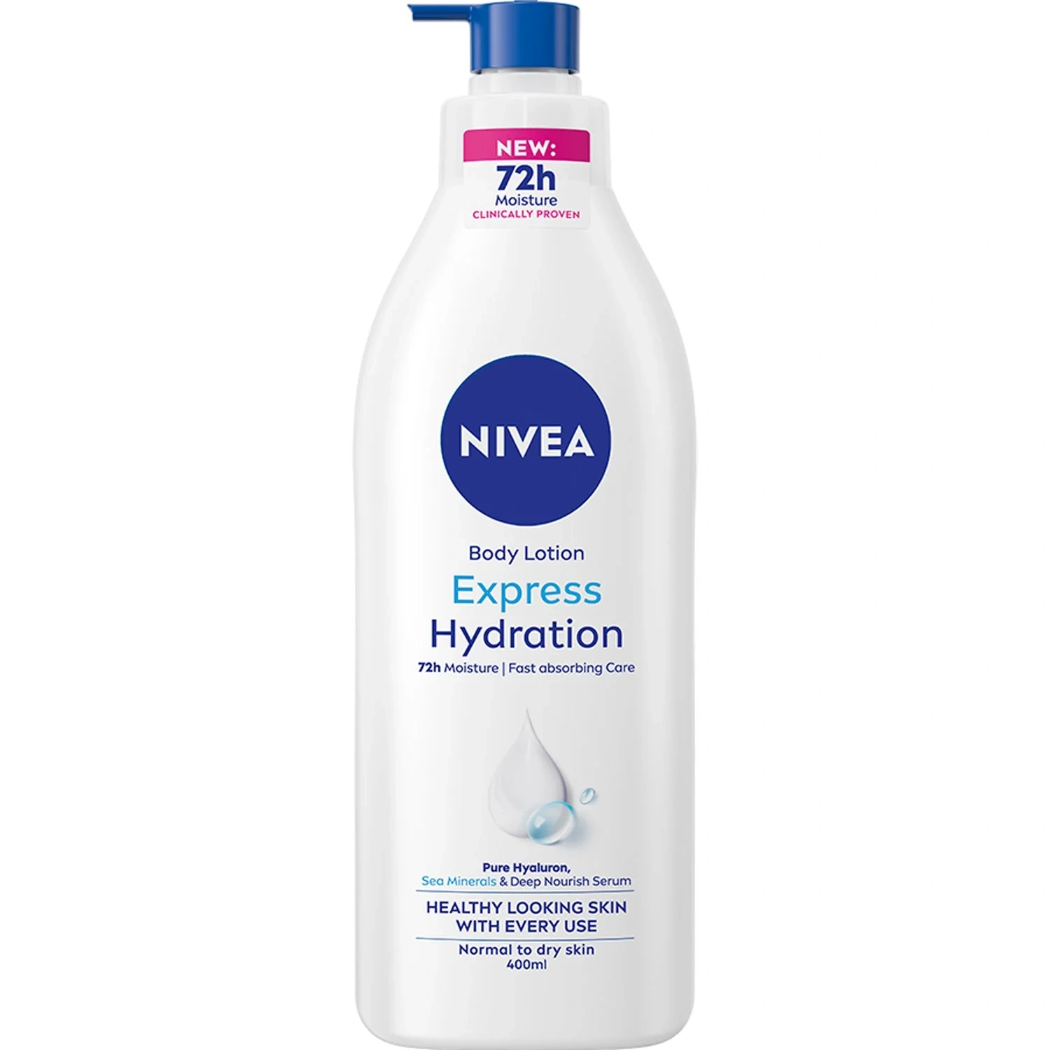 Nivea Express Hydration Body Lotion m/Pumpe 400ml