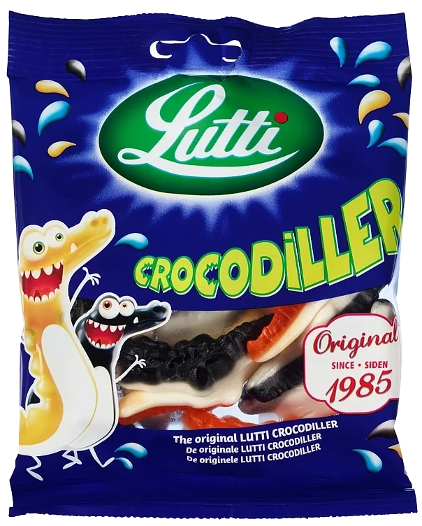 Lutti krokodiller    100g