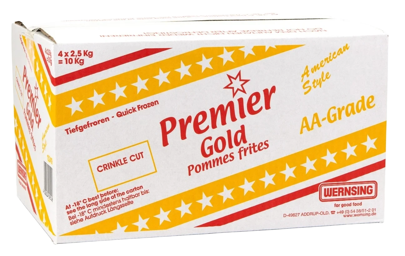 Pommes frites räfflad Premier Gold