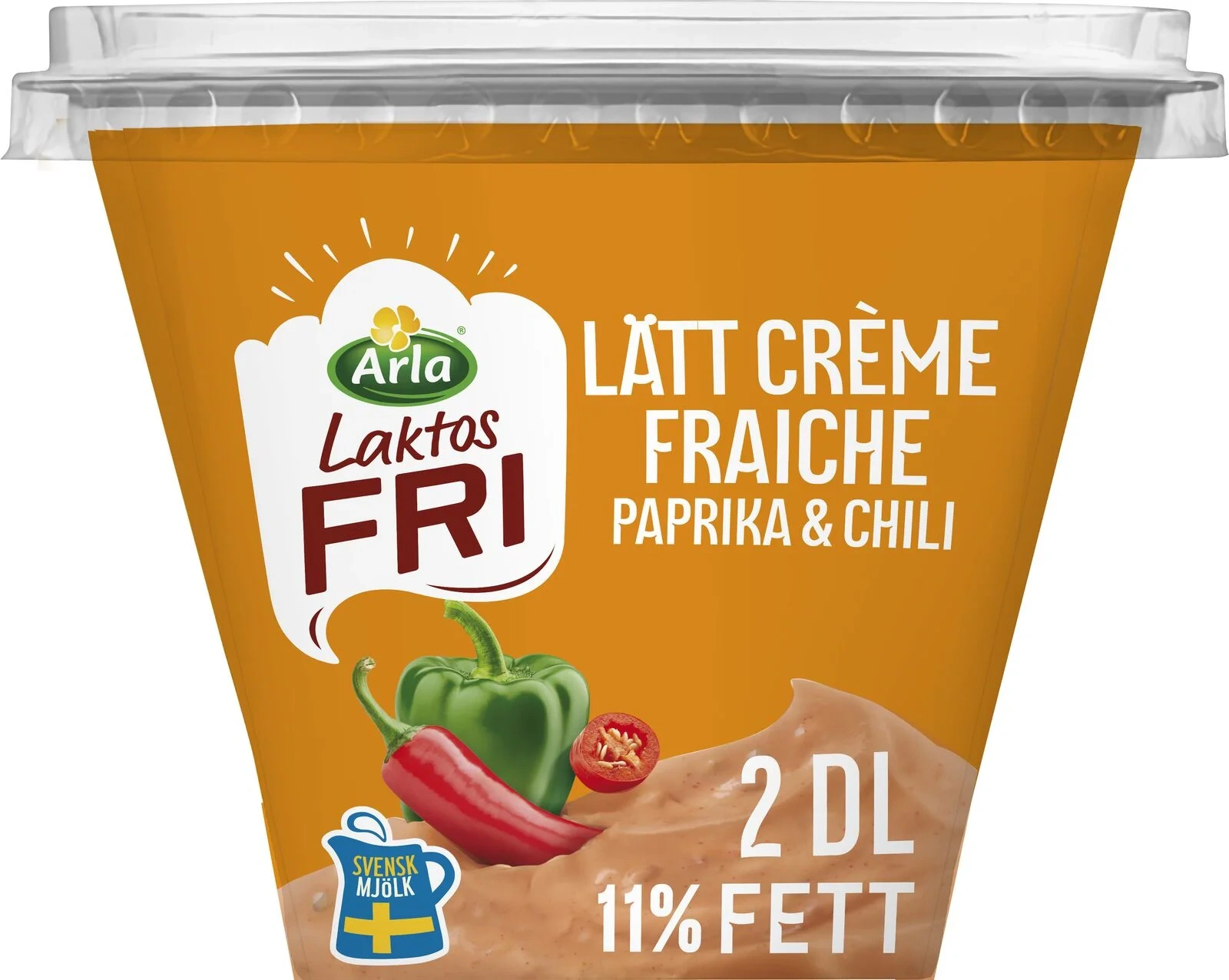 Laktosfri crème fr paprika / chili 11%