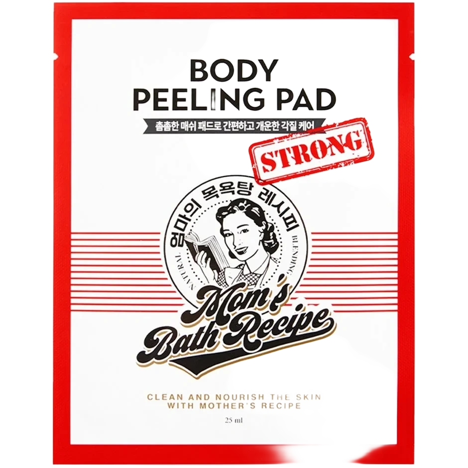 Mom's Bath Recipe Body Peeling Pad Strong