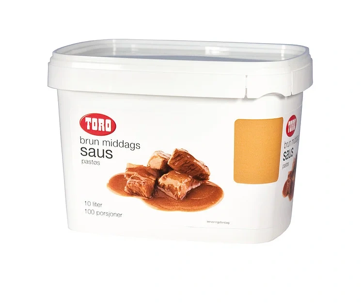 Brun middagssaus pastøs 10l   1kg