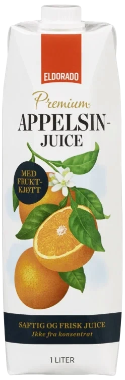 Appelsinjuice m/fruktkjøtt 1l Eldorado