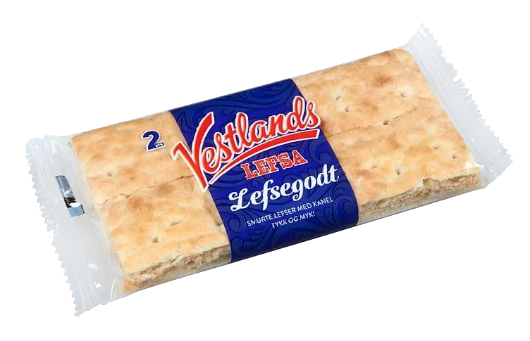 Vestlandslefsa Lefsegodt 2pk 75g