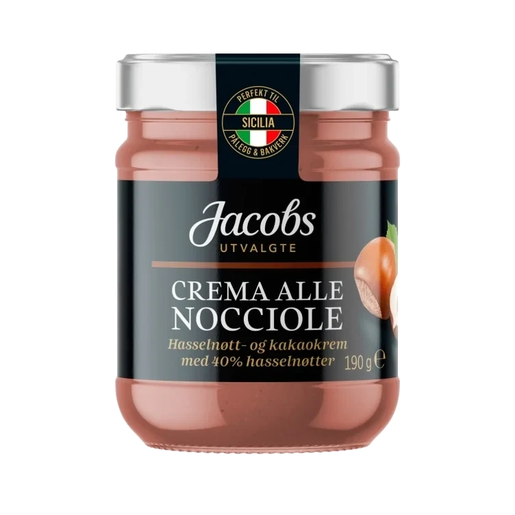 Crema Alle Gianduia 190g Jacobs Utvalgte