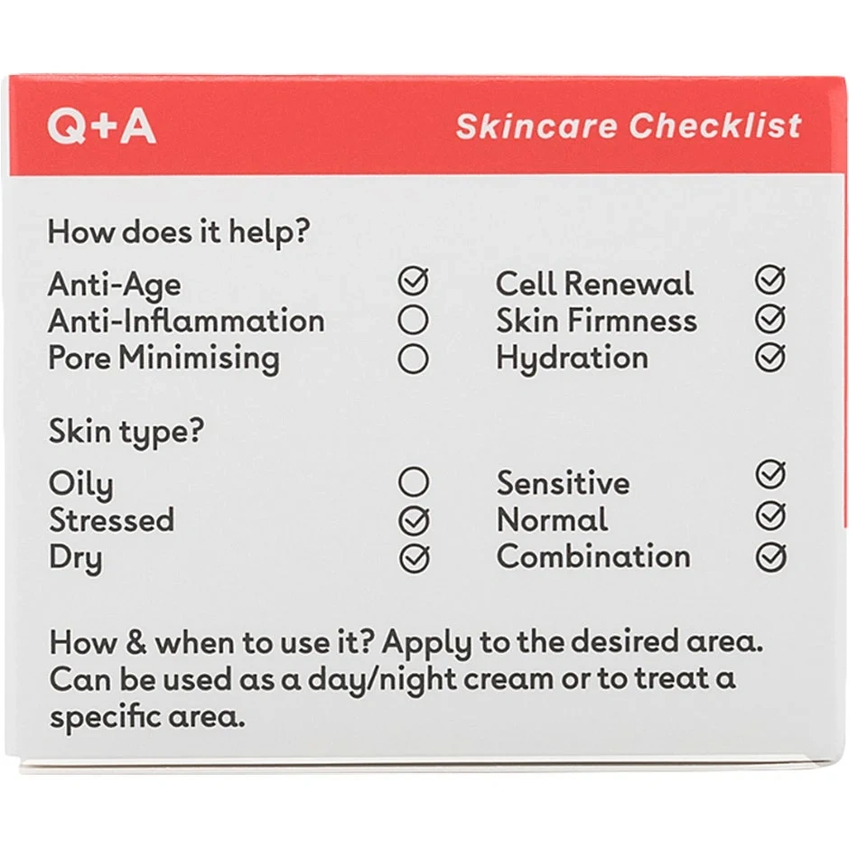 Q+A 5-HTP Face & Neck Cream