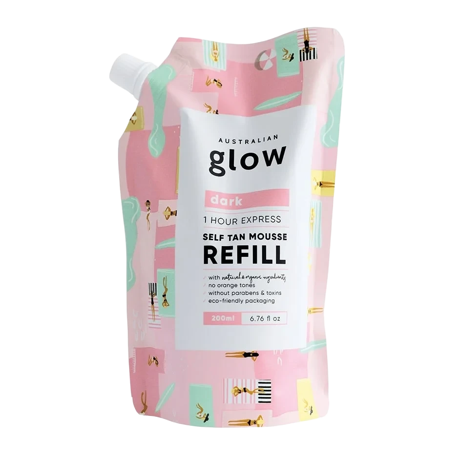 Australian Glow Glow Express Tan Mousse Refill – Dark