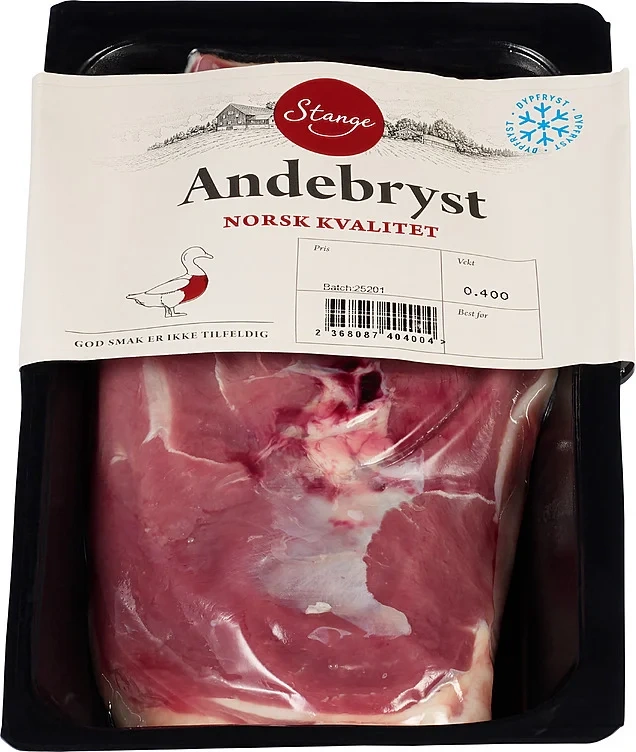 Stange Andebryst fryst kg