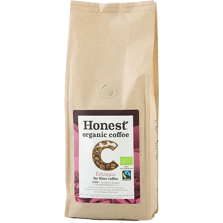 Honest Organic Coffee For Filter Coffee - Ethipoia (1000gr)