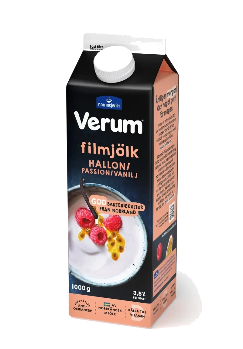 Filmjölk 3.5% Hallon/Passion/Vanilj