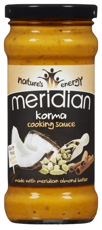 Korma Saus Glutenfri 350g Meridian