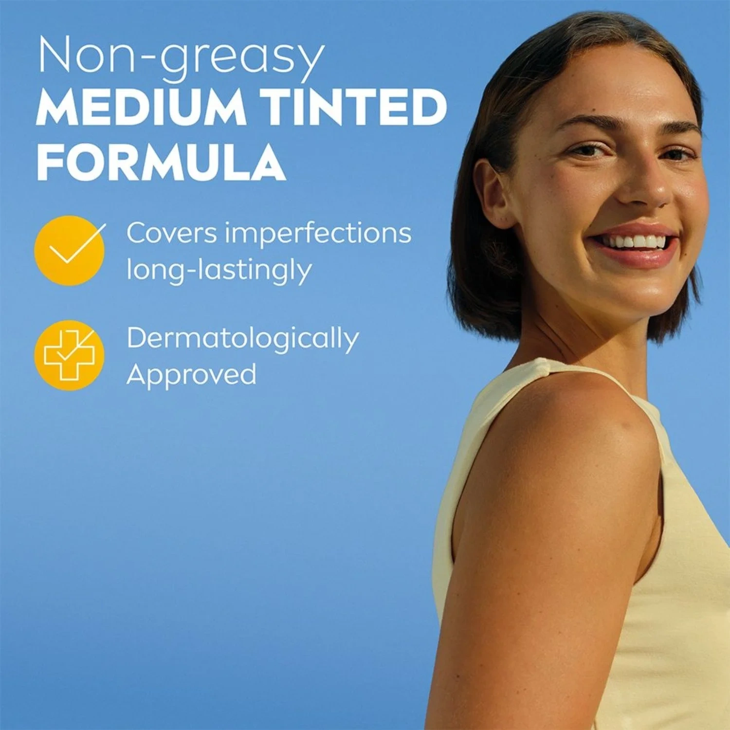 NIVEA UV Face Ultra Fluid Medium Tinted SPF50+