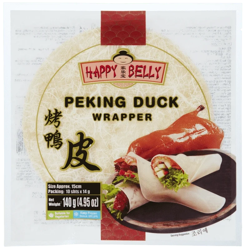 Happy Belly Peking Duck Wrapper 15cm 30x140g