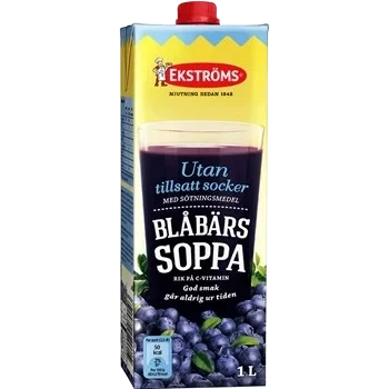 Blåbärssoppa Utan Tillsatt Socker