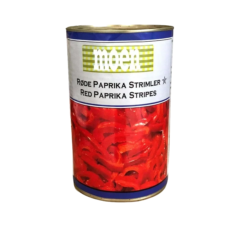 Røde paprikastrimler   4,2kg