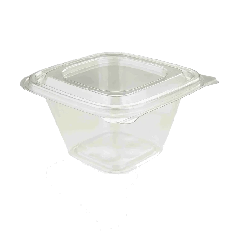 Mat-/salatbeger m/lokk rpet 500ml 55stk