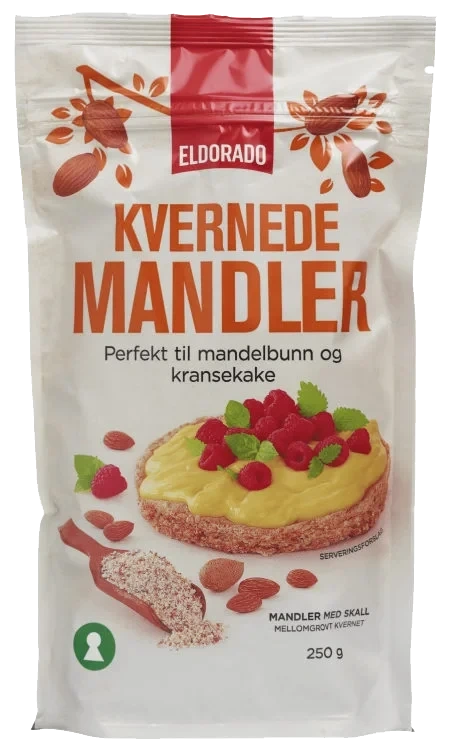 Mandler Kvernede 250g Eldorado
