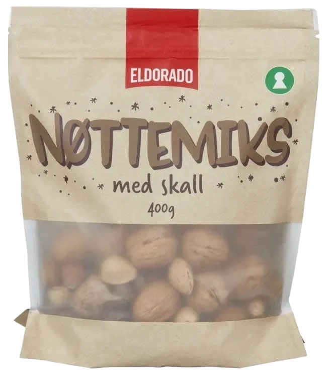 Nøttemix m/Skall 380g Eldorado