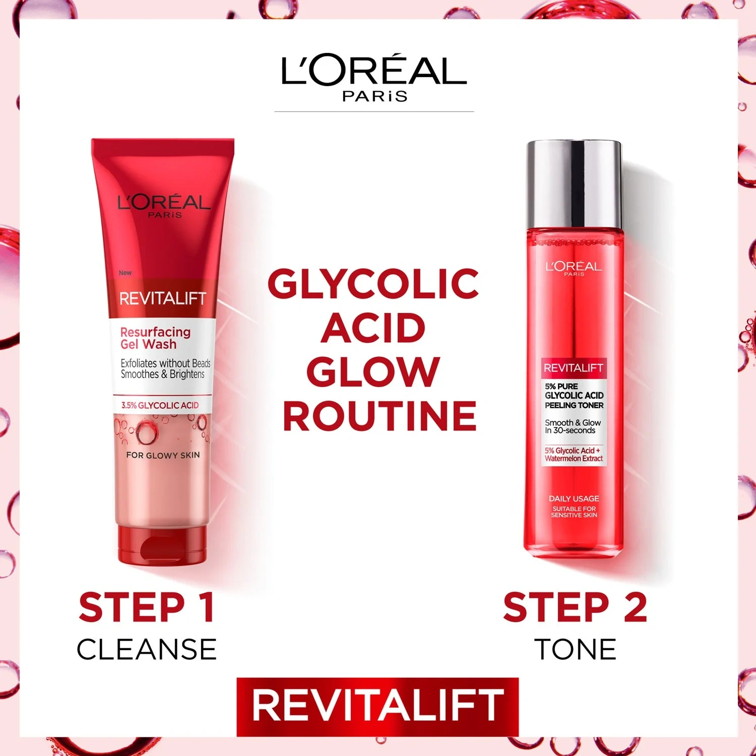 L'Oreal Revitalift Acid Gel Glyolic 150ml