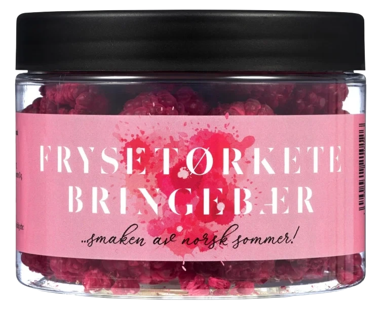 Frysetørkete Bringeb 35g Bringebærlandet