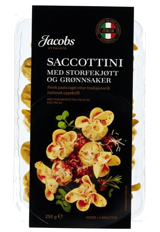 Saccottini Biff og Grønnsaker 250g Jacobs