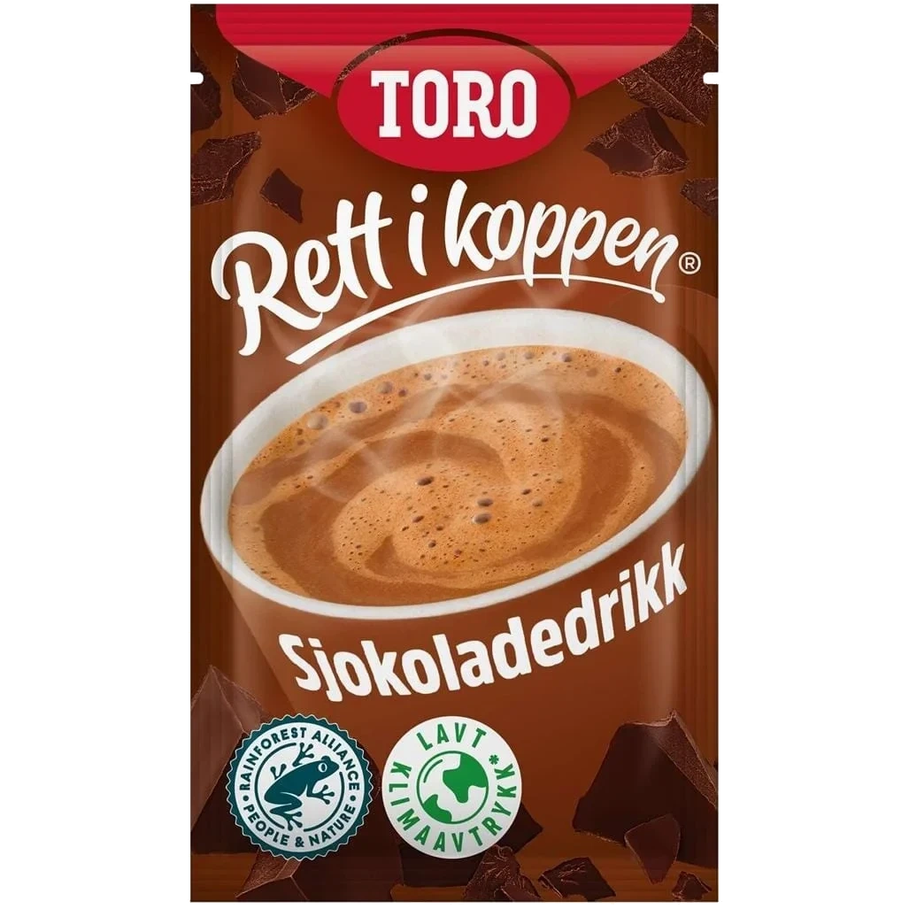 Rett i koppen sjokoladedrikk pose 32g