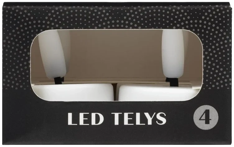 Telys Led 4stk Unik