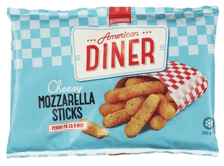 Mozzarella Sticks American Diner 250g Eldorado