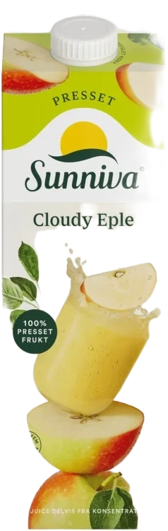 Eplejuice Presset Cloudy 1l Sunniva
