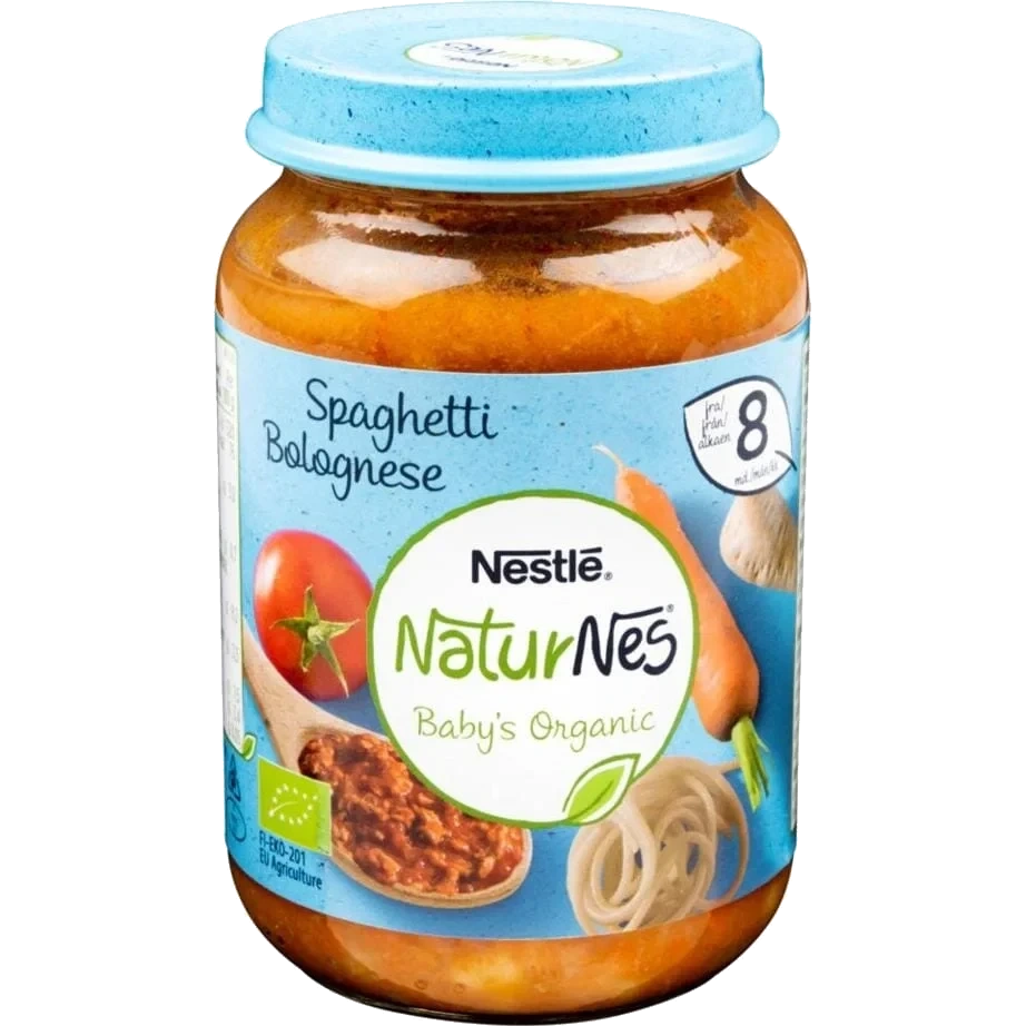 Naturnes Spagetti Bolognese 8m Økol. 190g