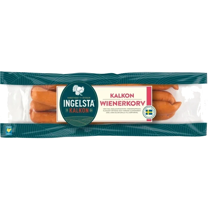 Wienerkorv Kalkon 300g Ingelsta kalkon