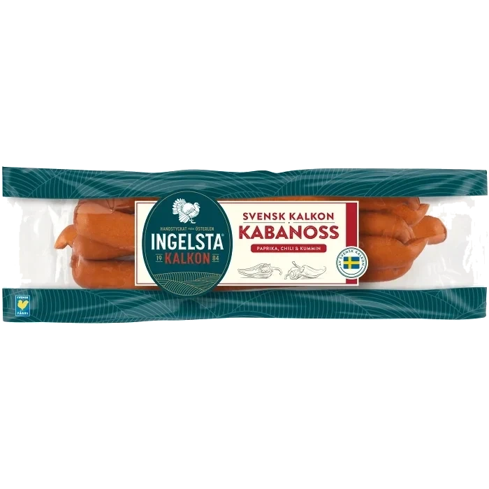 Kalkonkorv Kabonoss 300g Ingelsta kalkon