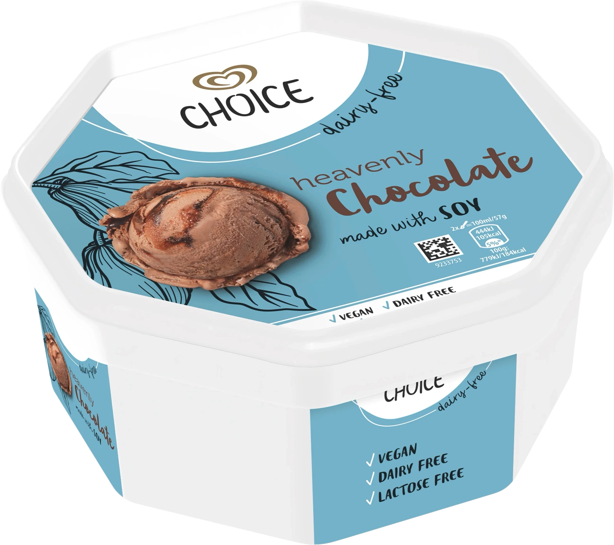 Choklad sojaglass