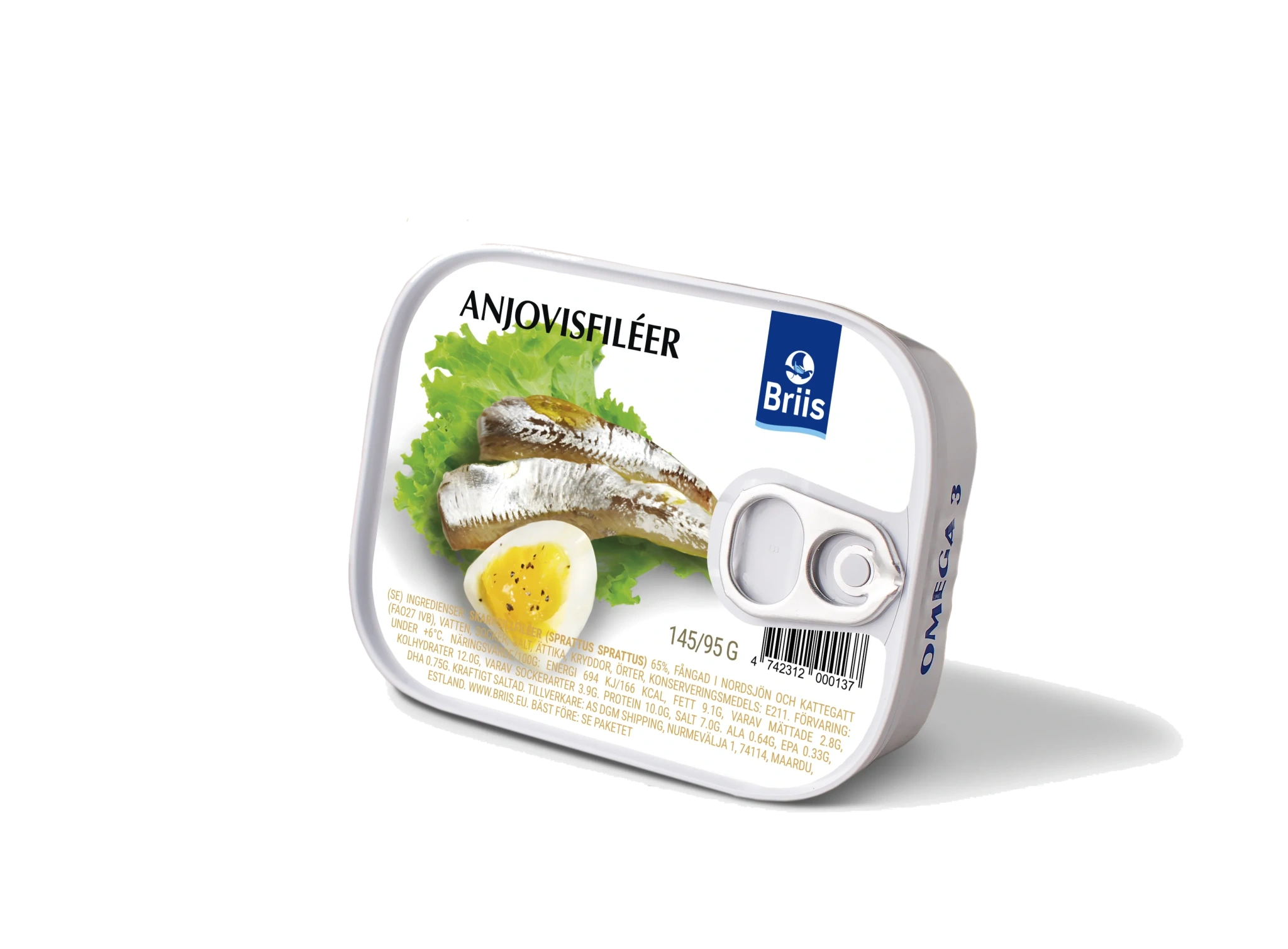 Anjovisfiléer 145g/ 95g