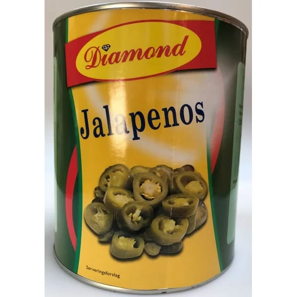 Jalapenos Skivet Grønn 3kg Diamond