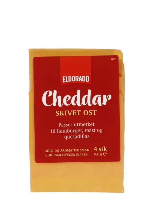 Cheddar skivet 100g Eldorado