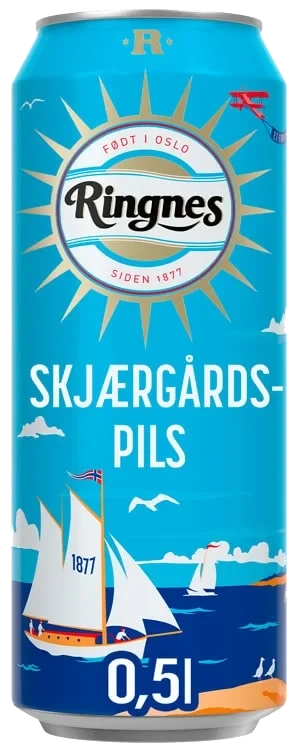 Skjærgårdspils 0,5l boks Ringnes