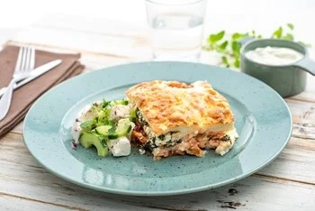 Carolines kök Feta/spenat lasagn