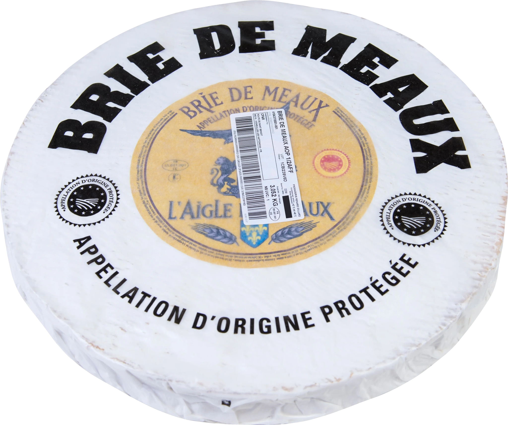 Brie de Meaux opast 21% vitmögelost
