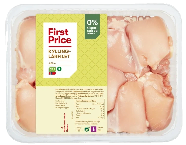 Kylling Lårfilet 900g First Price