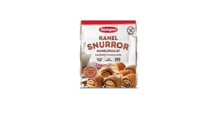Kanelsnurrer Gl.Fri 200g Semper