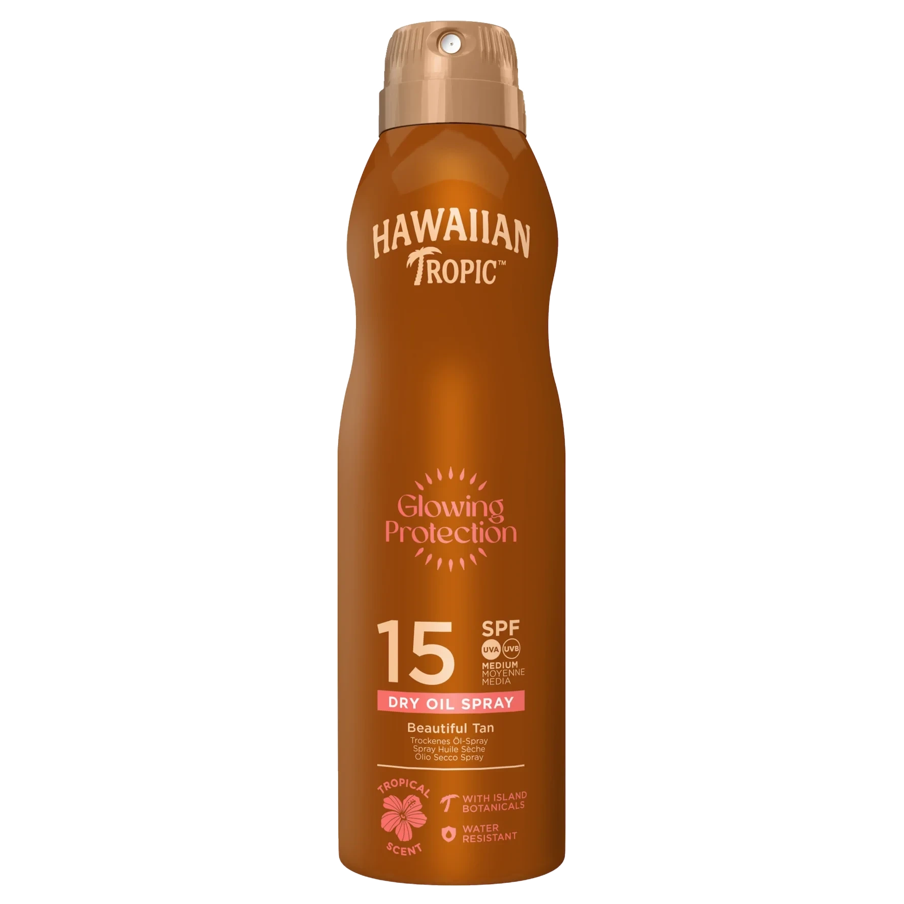 Hawaiian Tropic Glowing Protection Oil C-Spray SPF15 177 ml