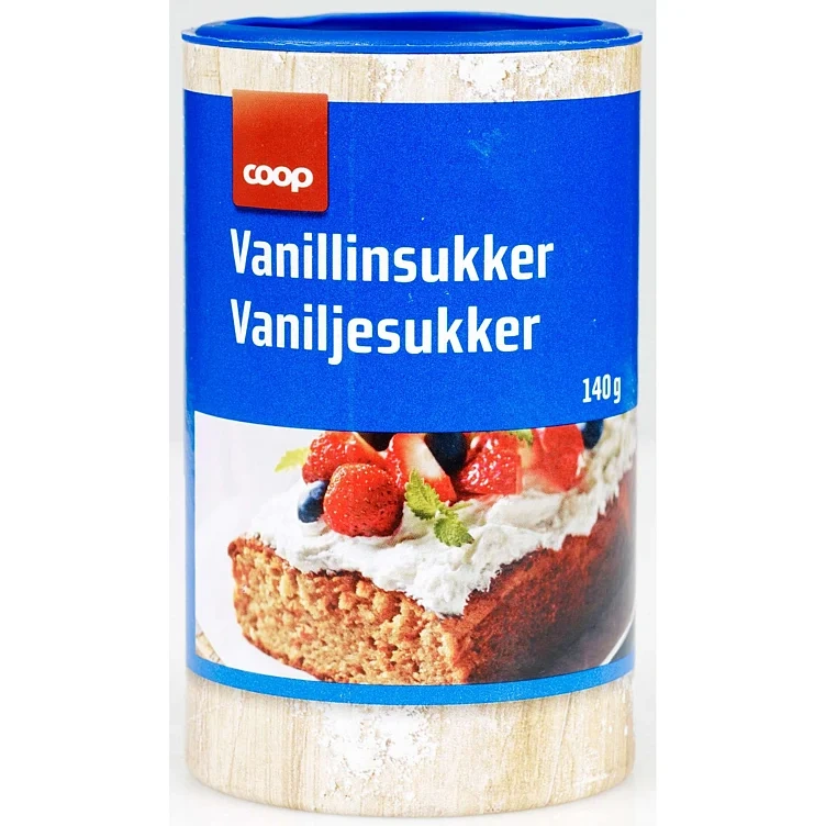 Vaniljesukker  140g