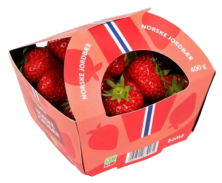 Jordbær Norsk kurv 400g