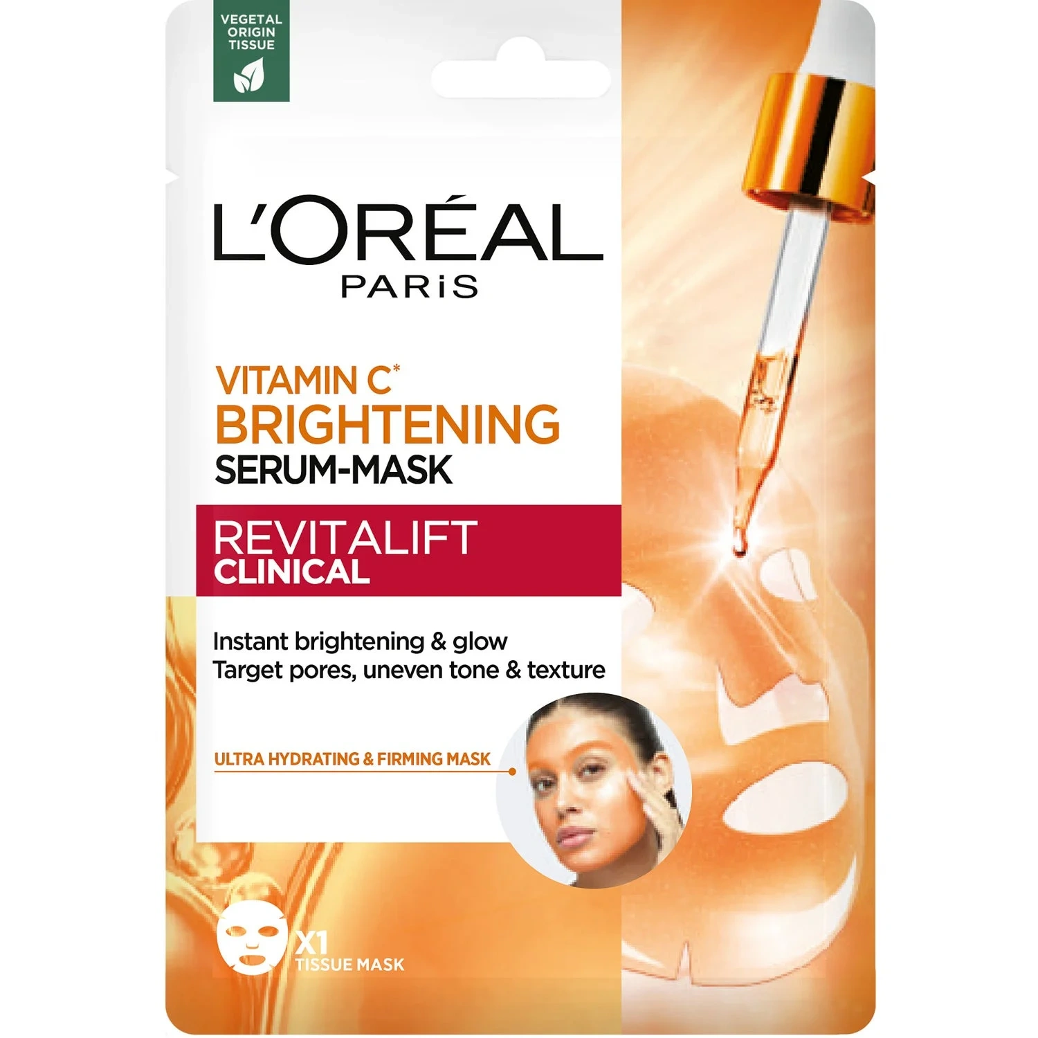 L'Oréal Paris Revitalift Clinical Vitamin C Brightening Serum-Mask